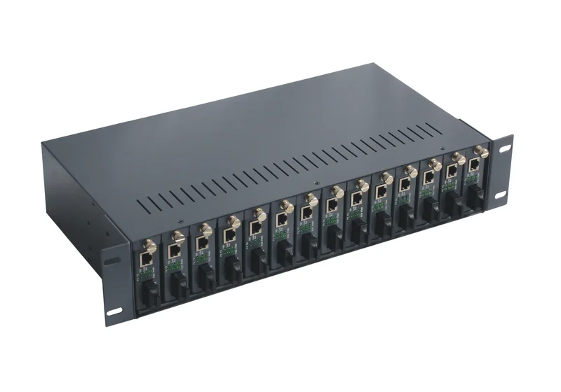 14 media converter rack