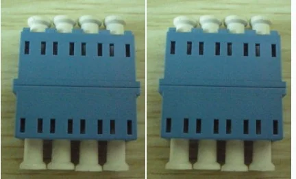 LC Quad flangless adapter